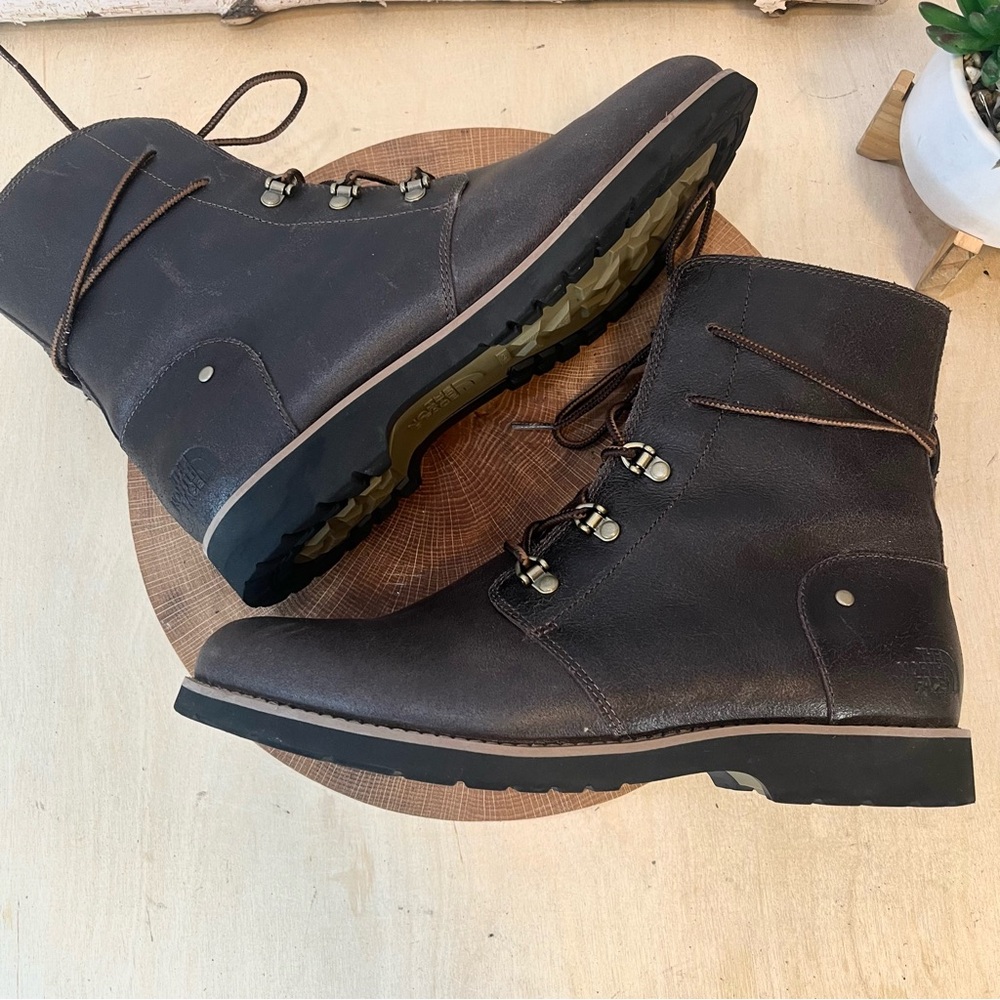 The North Face Ballard Lace II Waterproof Leather Boots - Brown - Women's 11